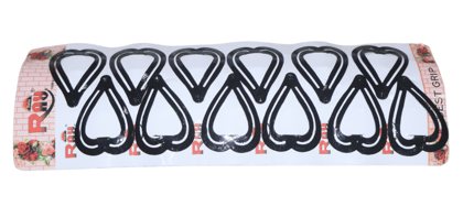 RAJ Hair Best Grip Clips - Heart Shaped, Secure Hold