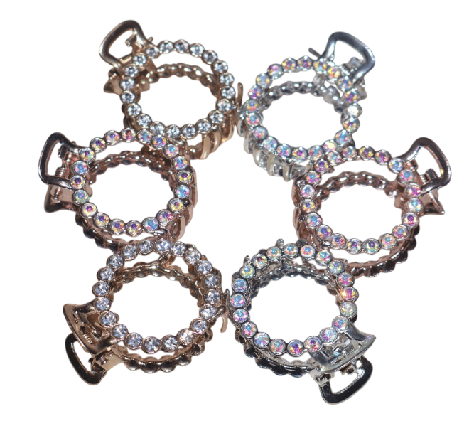 Sparkling Crystal Hair Claw Clips - Elegant & Dazzling Hair Accessories