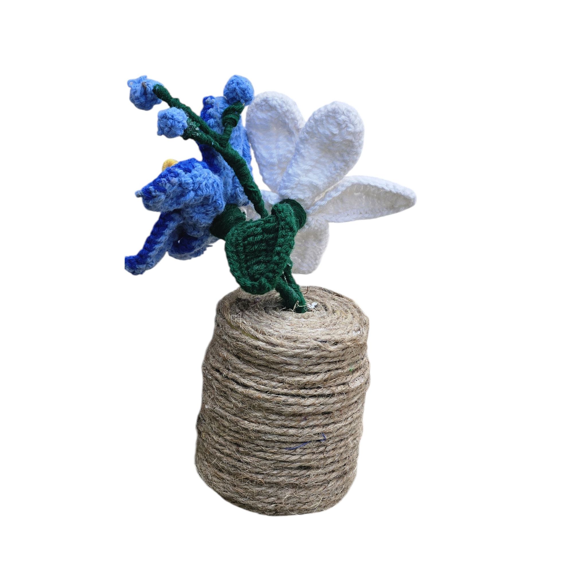 Handmade Crochet Flower Arrangement