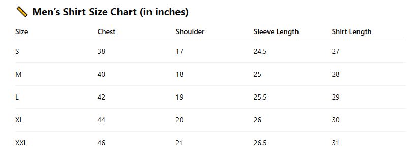 Size Guide Size Guide