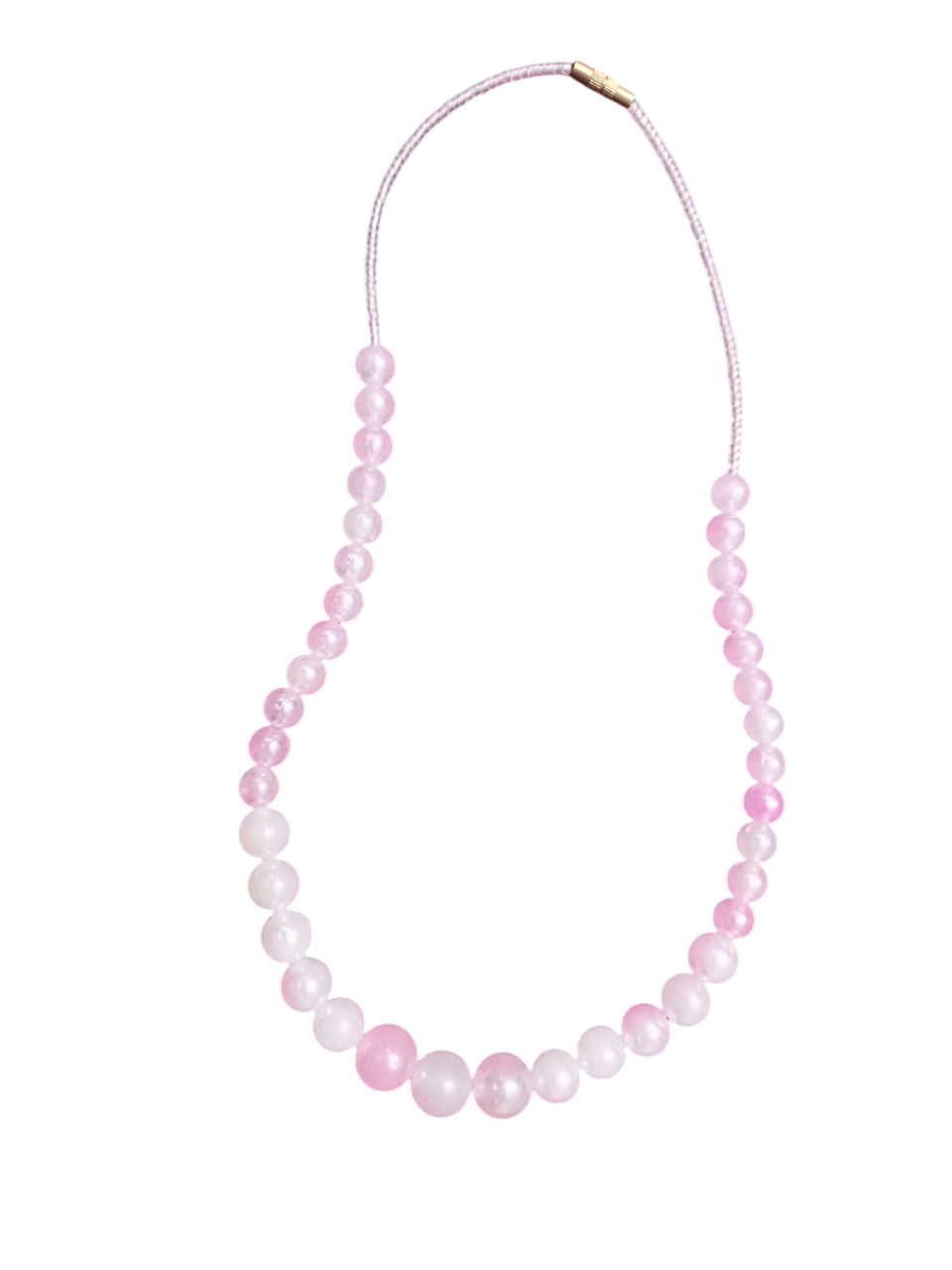 Elegant Pink Beaded Necklace - Delicate & Stylish