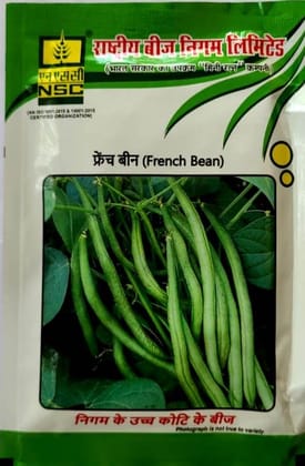 NSC French Bean Variety Arka Komal Truthful Labelled Seed 250Gm Pouch