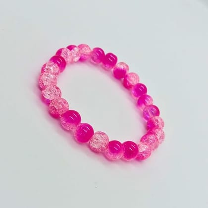 Elegant Pink Beaded Bracelet - Stylish and Versatile Accessory Elegant Pink Beaded Bracelet - Stylish and Versatile Accessory
