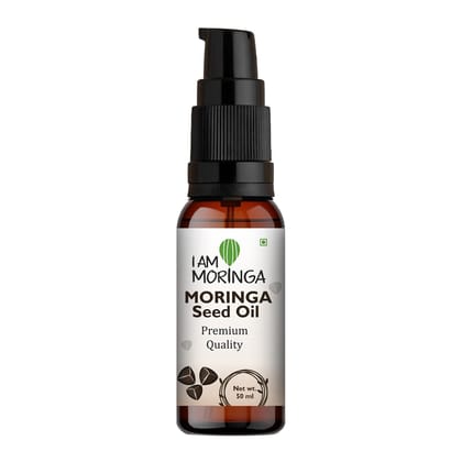 I AM MORINGA Moringa Oil 50ml, 100% Natural Premium Moringa Seeds Extract for Hair Growth, Skin Care and Moisturizing Dry Skin Oil for Men and Women I AM MORINGA Moringa Oil 50ml, 100% Natural Premium Moringa Seeds Extract for Hair Growth, Skin Care and Moisturizing Dry Skin Oil for Men and Women