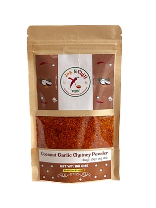 Coconut Garlic Chutney Powder - Funkie Foods Coconut Garlic Chutney Powder - Funkie Foods