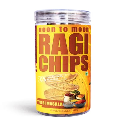 Noon to Moon Ragi Chips--Desi Masala