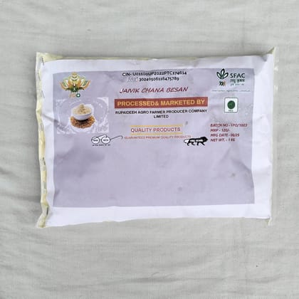 Jaivik Chana Besan - Premium Quality Gram Flour - 1 KG
