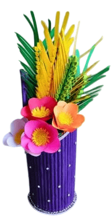 Handmade Paper Flower Vase Decoration