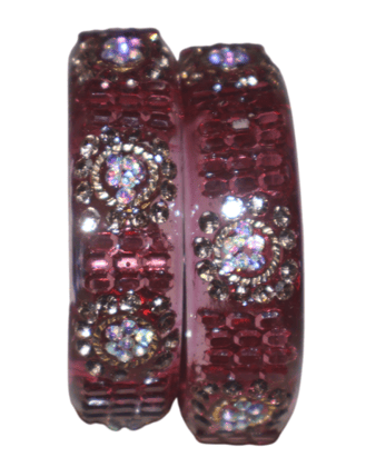 Elegant Bangles with Sparkling Embellishments