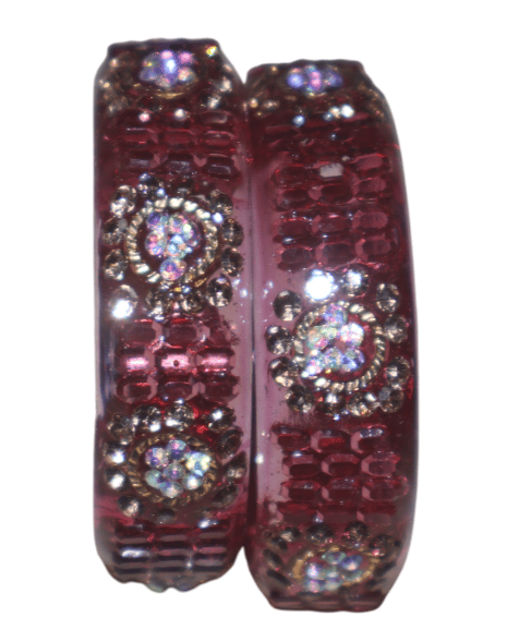 Elegant Bangles with Sparkling Embellishments