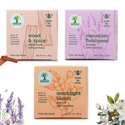 Last Forest Bees Wax Balm, 60 grams, Combo of 3