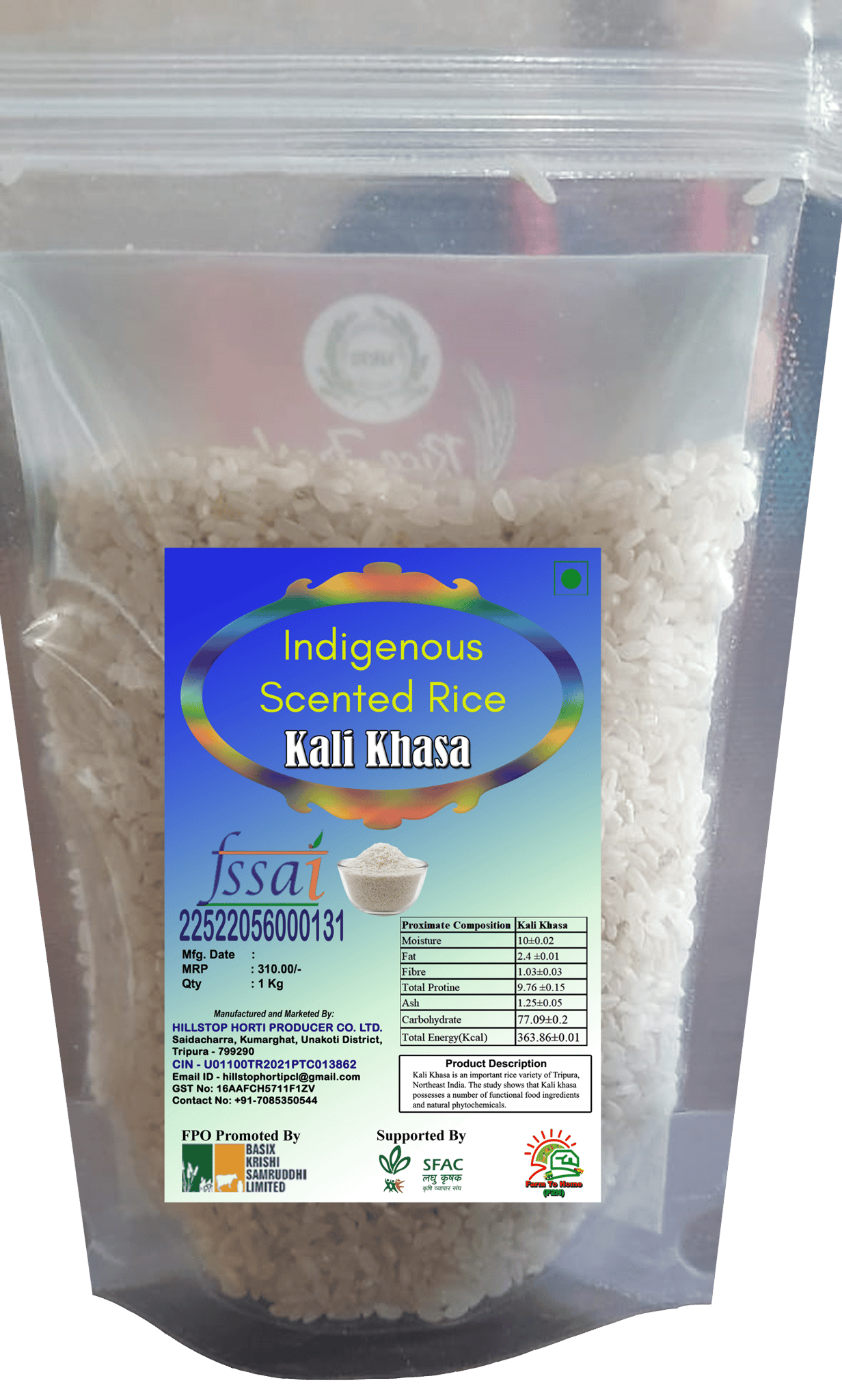 Kali Khasa | Indigenous Scented Rice | 1 Kg.