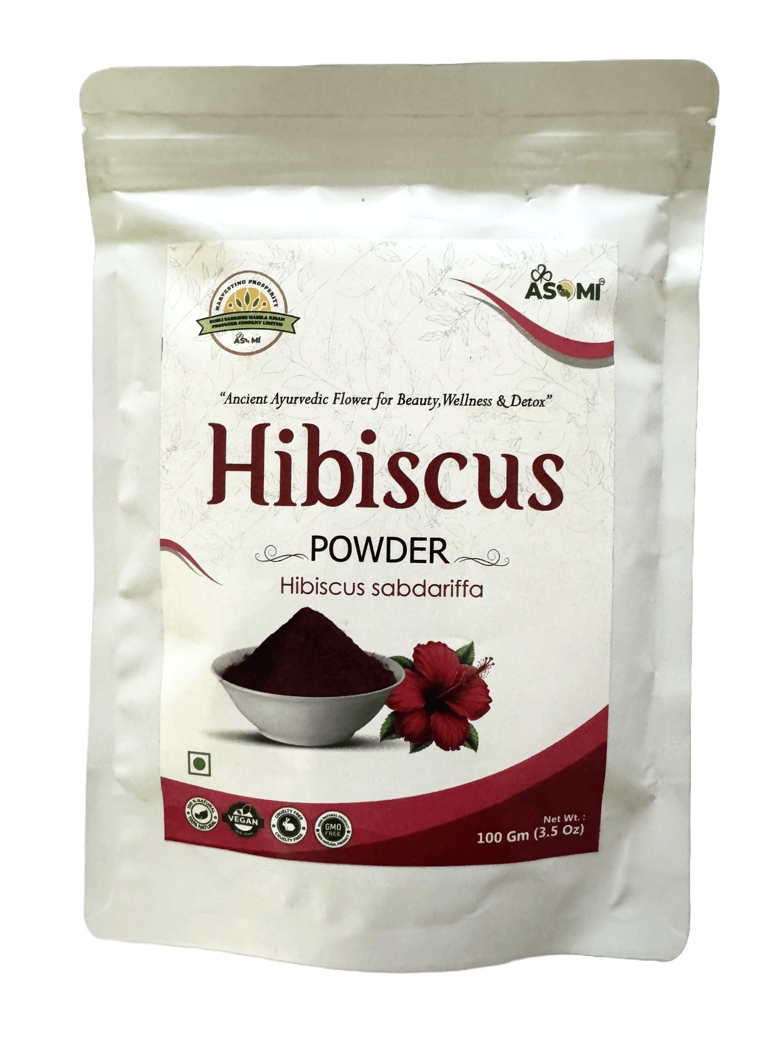 Hibiscus Powder - Handcrafted by Rural Women of Assam
