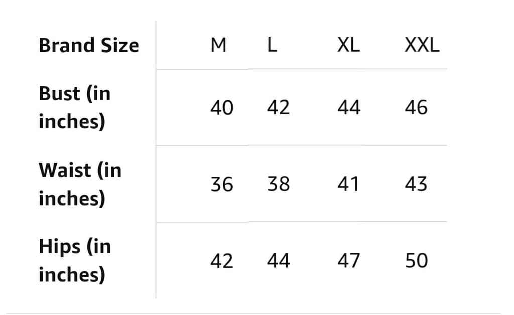 Size Guide