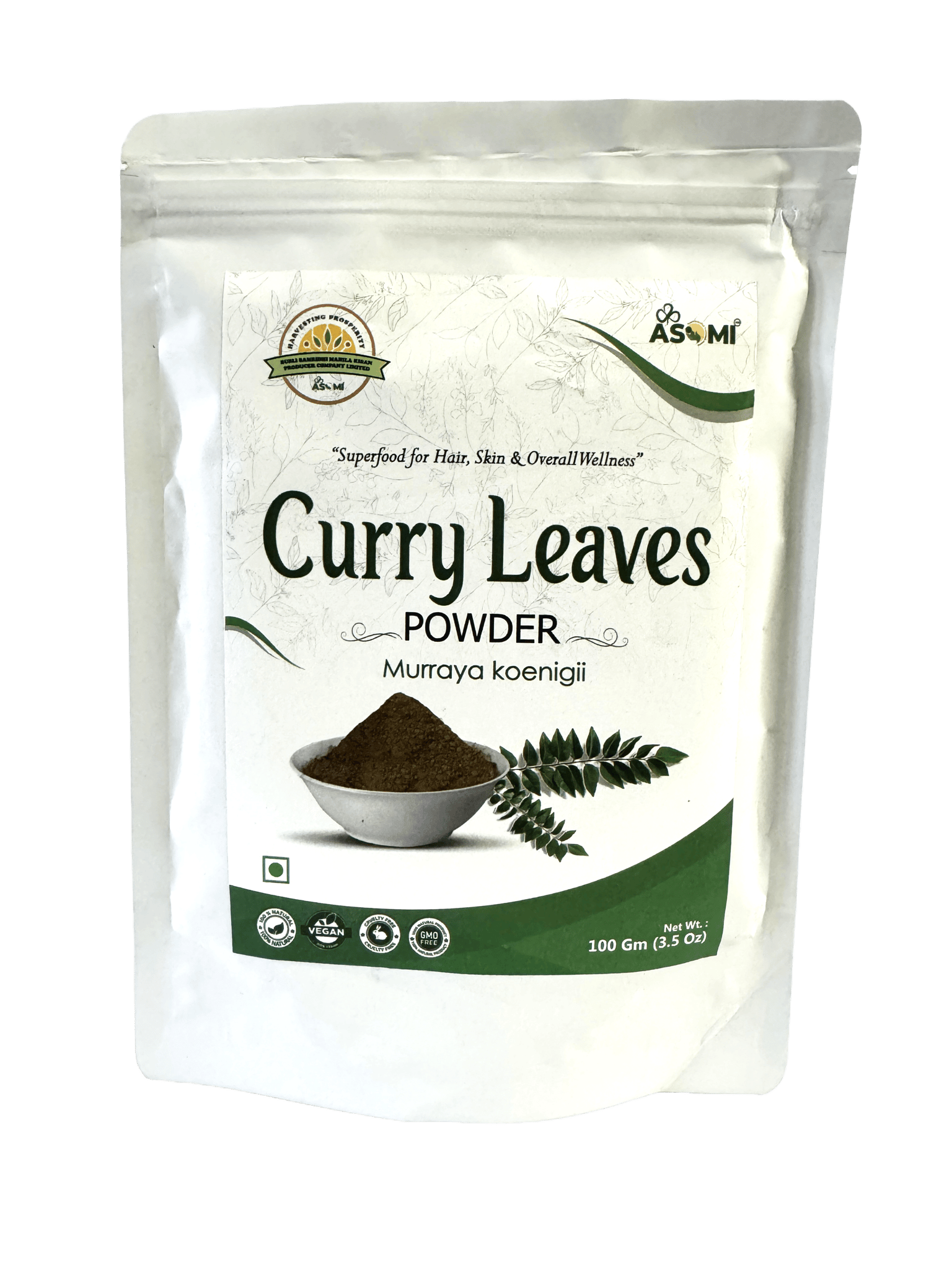 Curry Leaves Powder - Handcrafted by Rural Women of Assam