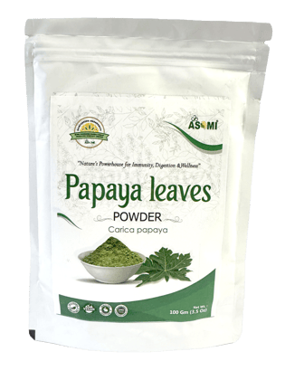 Papaya Leaves Powder - Handcrafted by Rural Women of Assam