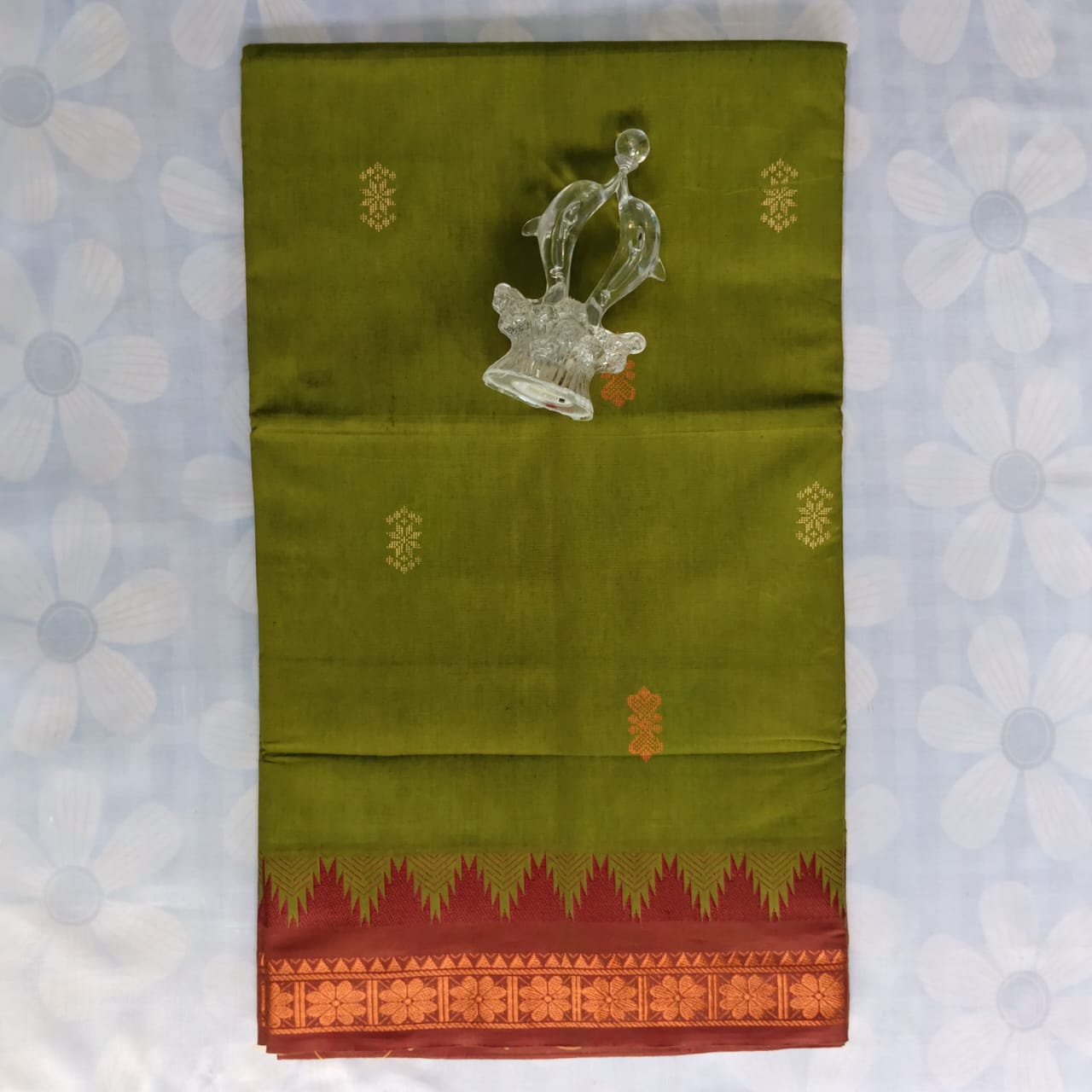 Cotton Saree without&nbsp;  Blouse