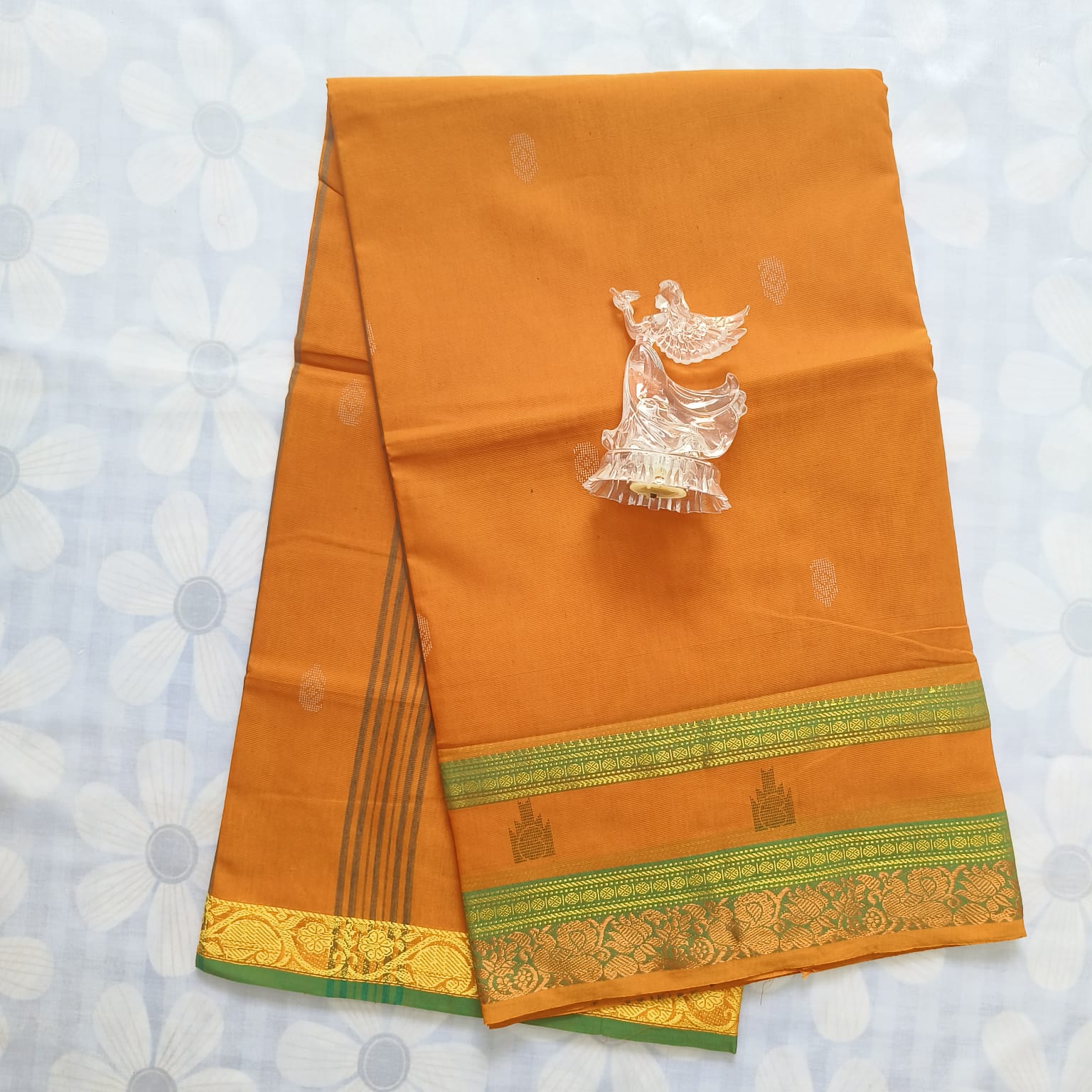 Cotton Saree without&nbsp;  Blouse
