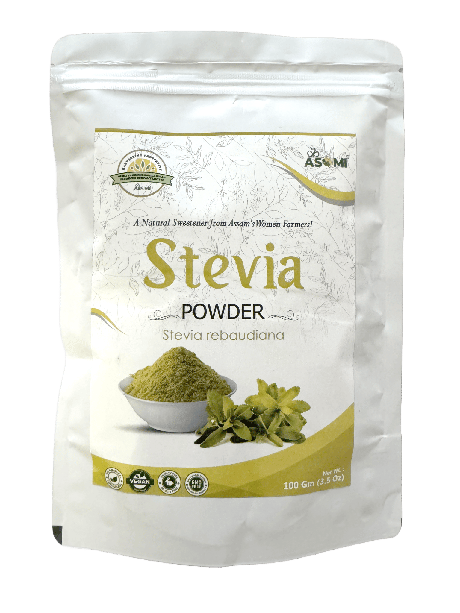 Stevia Powder - Handcrafted by Rural Women of Assam