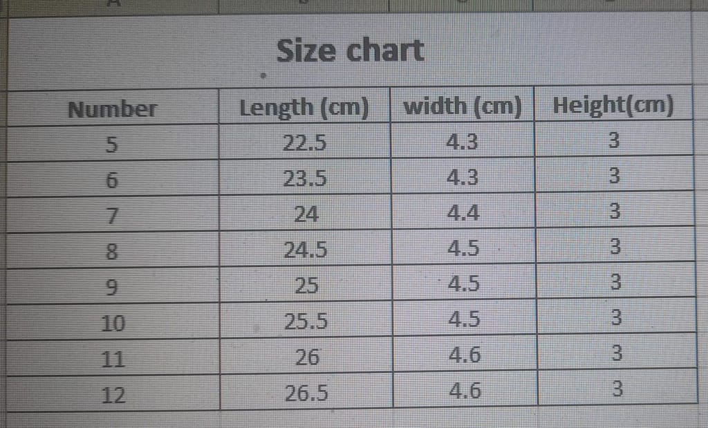 Size Guide Size Guide