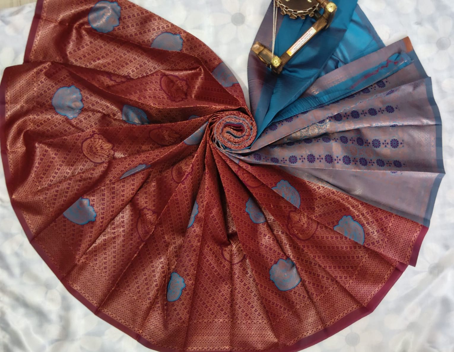 Kubera Silk Cottton Saree&nbsp;with Blouse