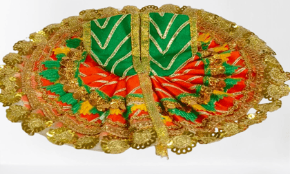 Exquisite Laddu Gopal Poshak - Handcrafted Deity Dress