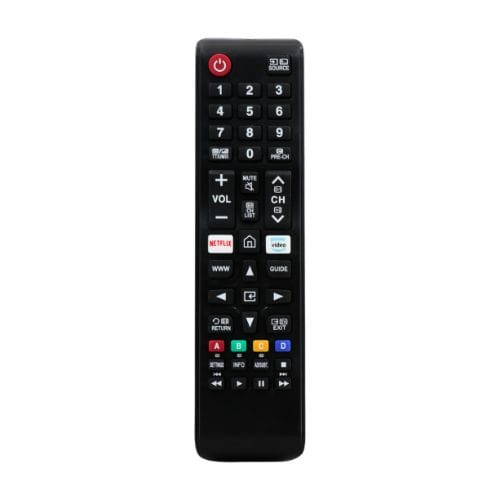 Supratech Remote Control Compatible with Samsung Smart TVs – 4K LCD, LED, OLED, QLED, UHD, HD & Plasma Models | IR Remote with Netflix & Prime Hot Keys
