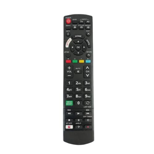 Supratech Remote Control Compatible with Panasonic LCD/LED Smart TVs – Replacement Remote with Netflix & Hexa Boost Keys, Backlit Buttons | No Setup Required
