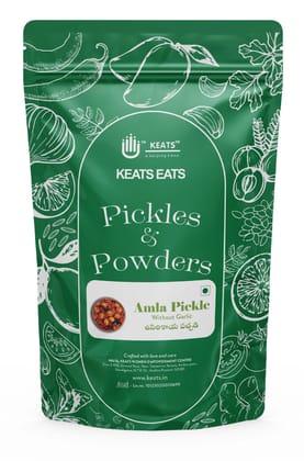 KEATS EATS  Amla Pickle Without Garlic- Authentic Indian Pickle