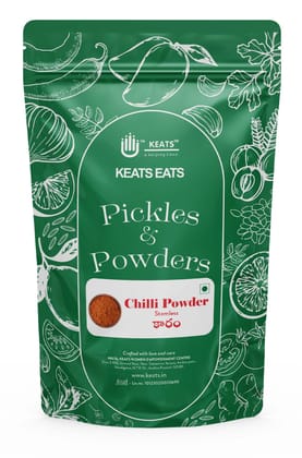 KEATS EATS Stemless Chilli Powder - Authentic Indian Spice KEATS EATS Stemless Chilli Powder - Authentic Indian Spice