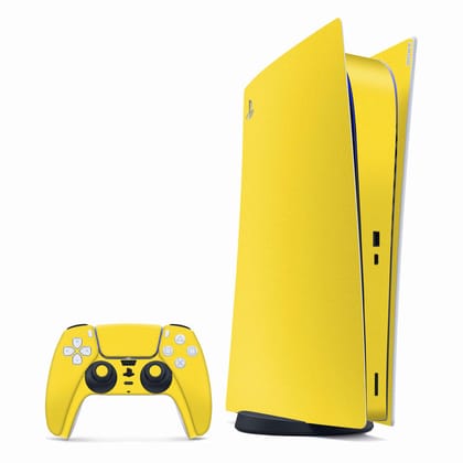 Matte Yellow PlayStation Skin