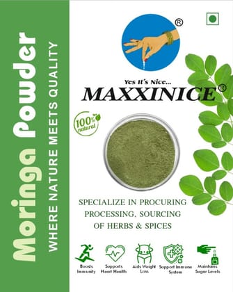 MAXXINICE Moringa Powder - Boost Immunity & Support Health