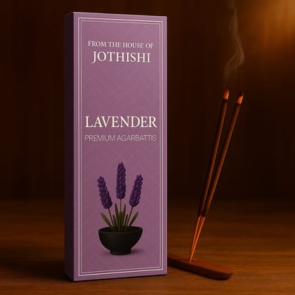 Lavender Premium Agarbattis | From The House Of Jothishi Lavender Premium Agarbattis | From The House Of Jothishi