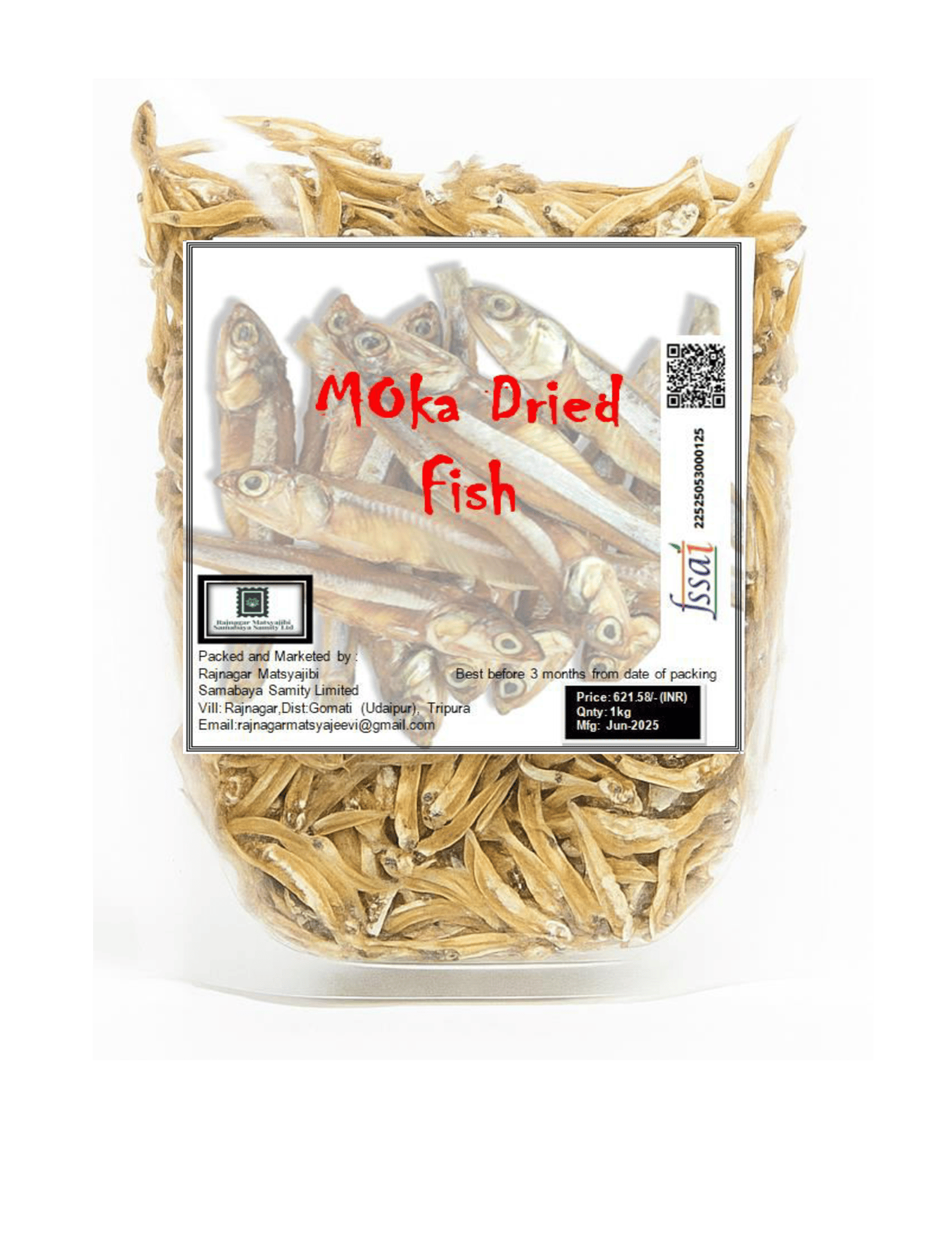 Moka Dried Fish 1 Kg - Premium Quality & Delicious Seafood
