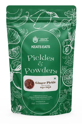 KEATS EATS GINGER PICKLE WITHOUT GARLIC