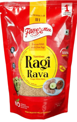 Ragi Rava (Finger Millet Rava) - 500g Ragi Rava (Finger Millet Rava) - 500g