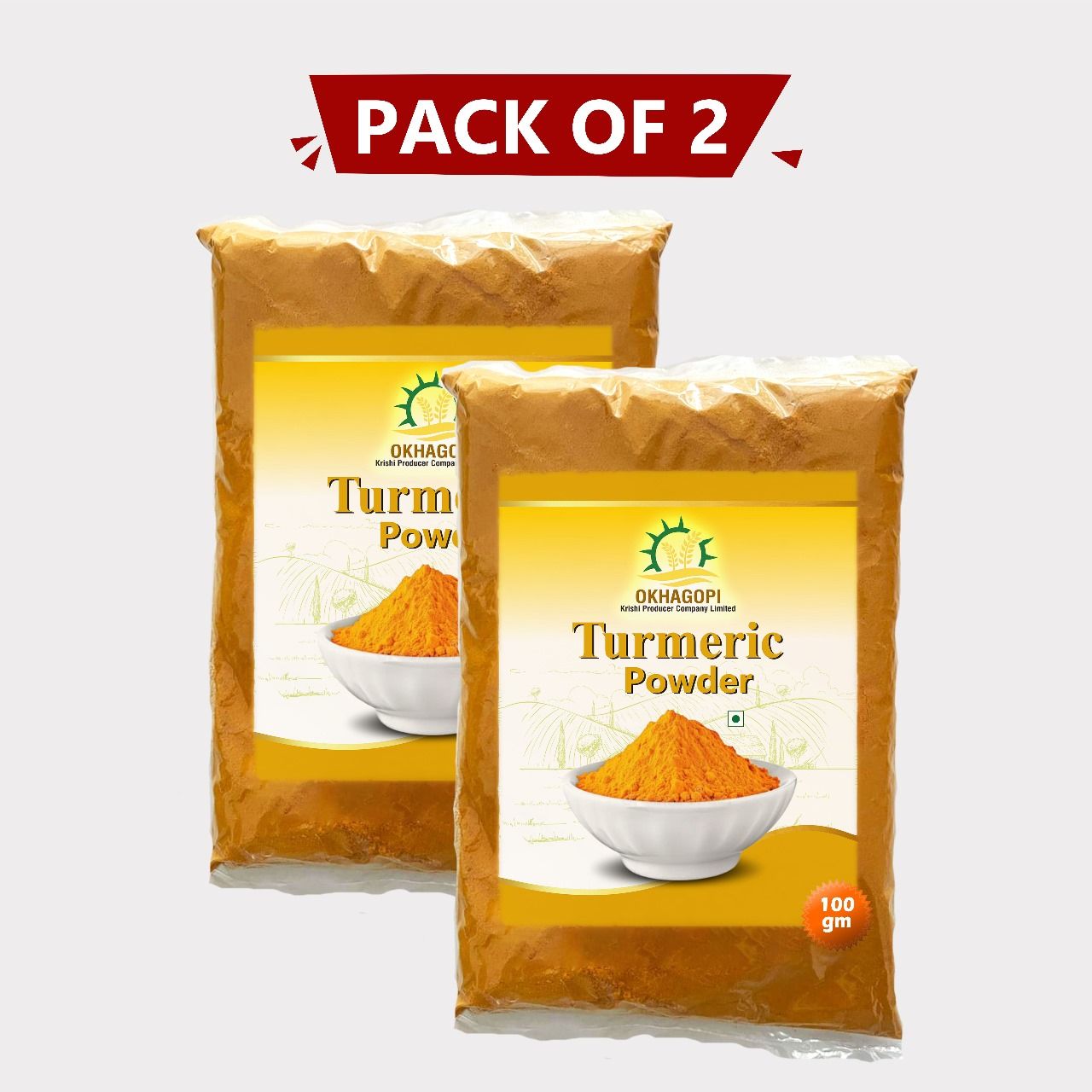 Turmeric Powder - (Pack of 2)