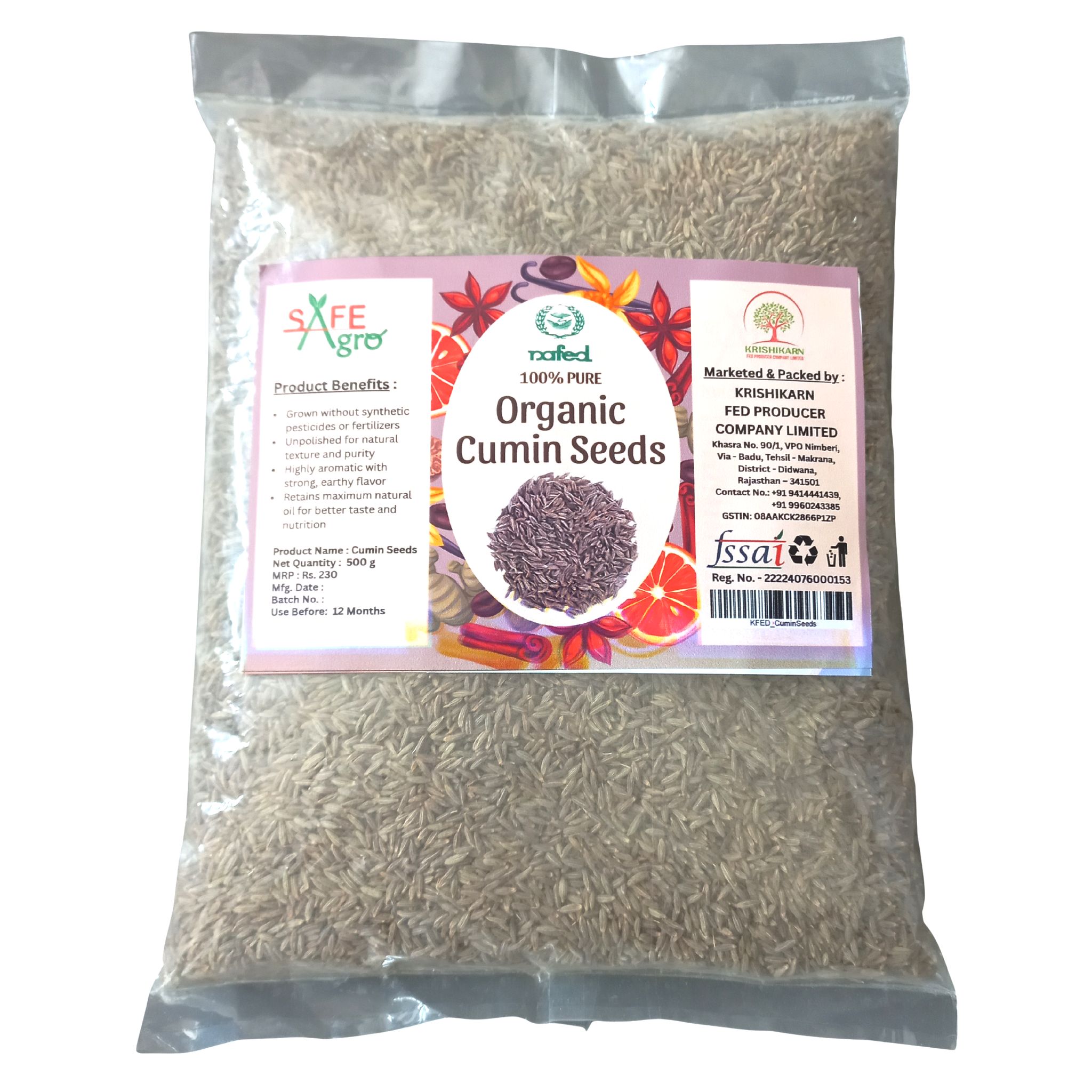 Organic Cumin Seeds
