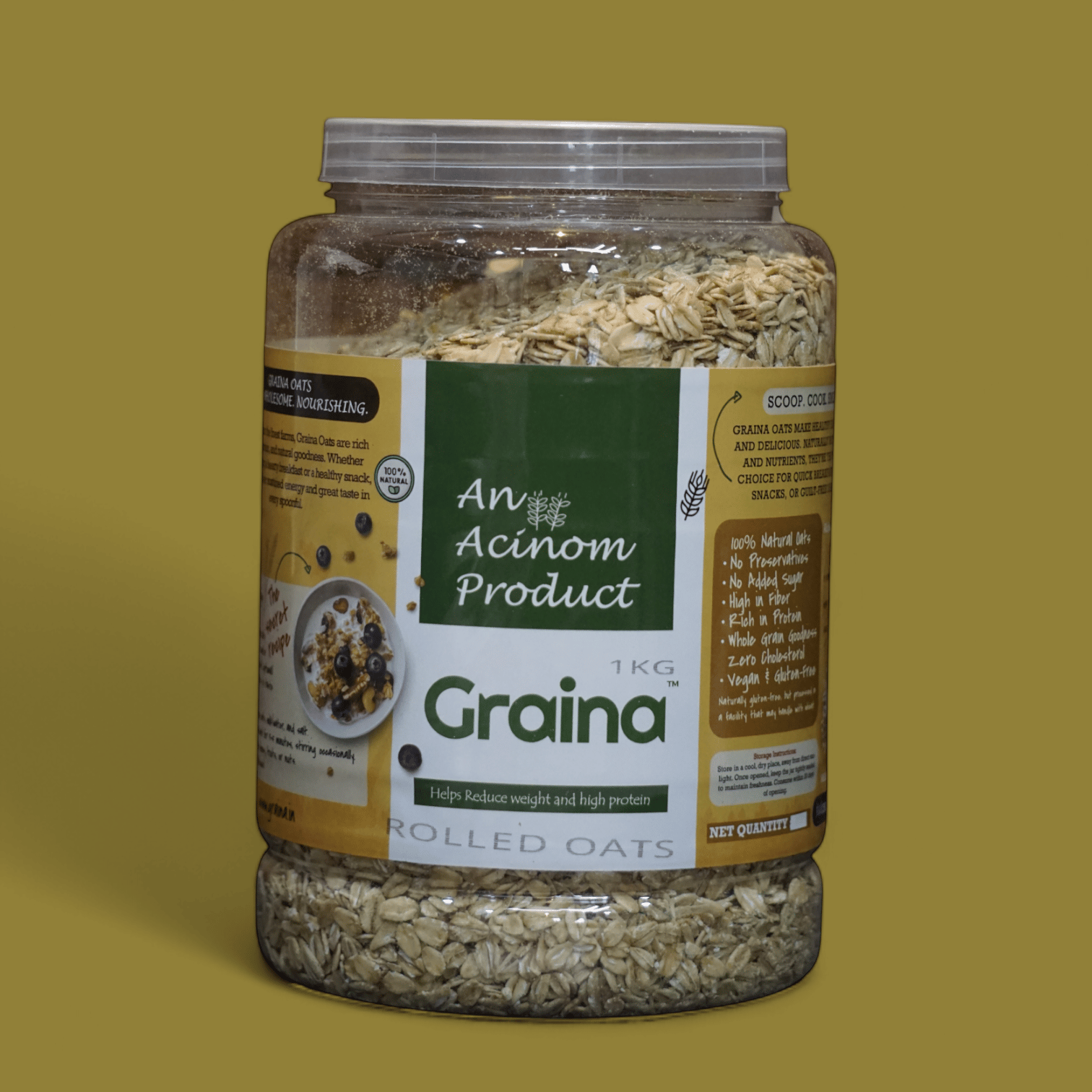 Graina Rolled Oats 1KG