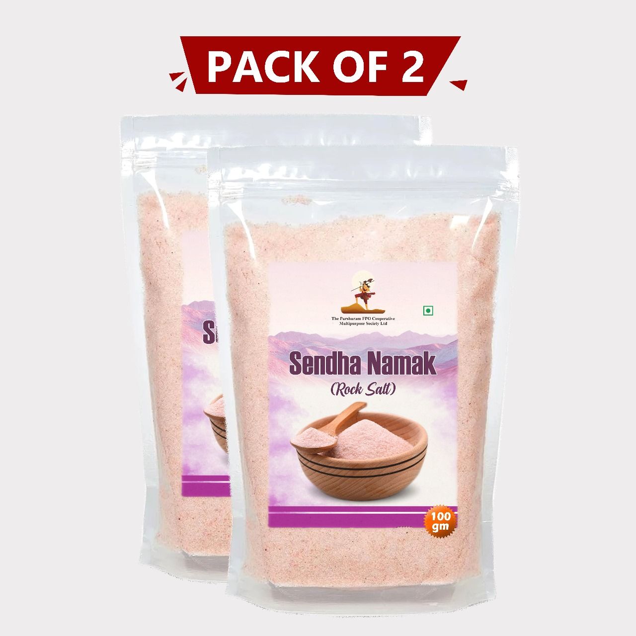 Sendha Namak (100 gm) pack of 2