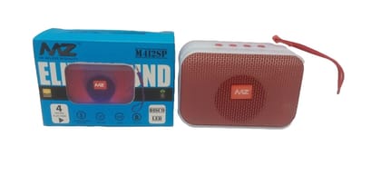 MZ M-412SP Bluetooth Speaker - Portable with Disco LED, 4 Hour Playtime