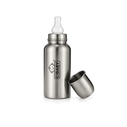 CI Baby Stainless Steel Baby Feeding Bottle SS304 Wide Neck Full Steel Matt Glossy Finish 240ml with Easy-Hold Infants 0-3 Years Milk, Water, Juice, Home, Gifting, Birthday, Special Occasions CI Baby Stainless Steel Baby Feeding Bottle SS304 Wide Neck Full Steel Matt Glossy Finish 240ml with Easy-Hold Infants 0-3 Years Milk, Water, Juice, Home, Gifting, Birthday, Special Occasions