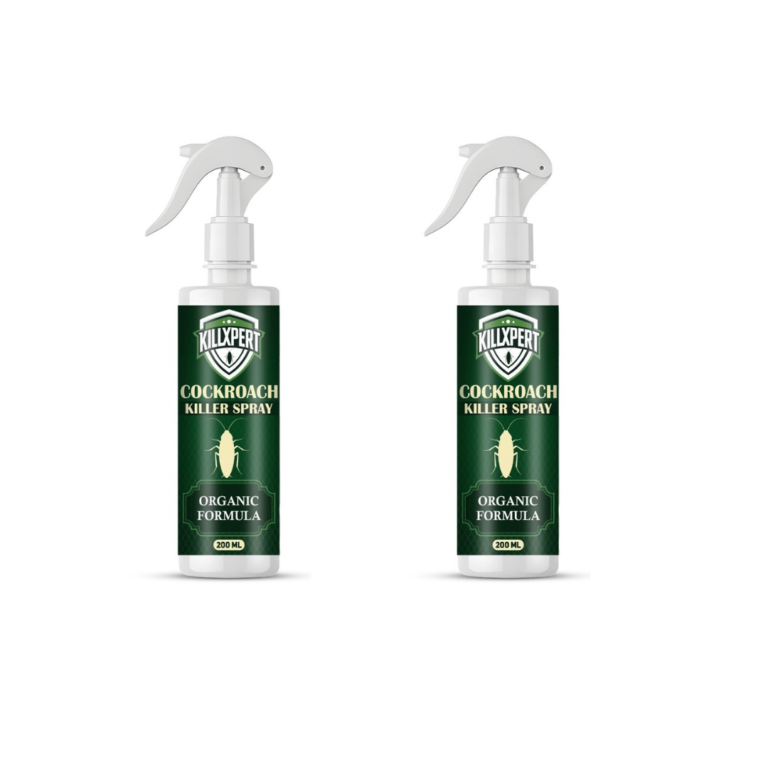 KillXpert 200 ml Roach Control Spray – Fast-Acting, Residual Protection, Precision Nozzle for Cracks pack of 2
