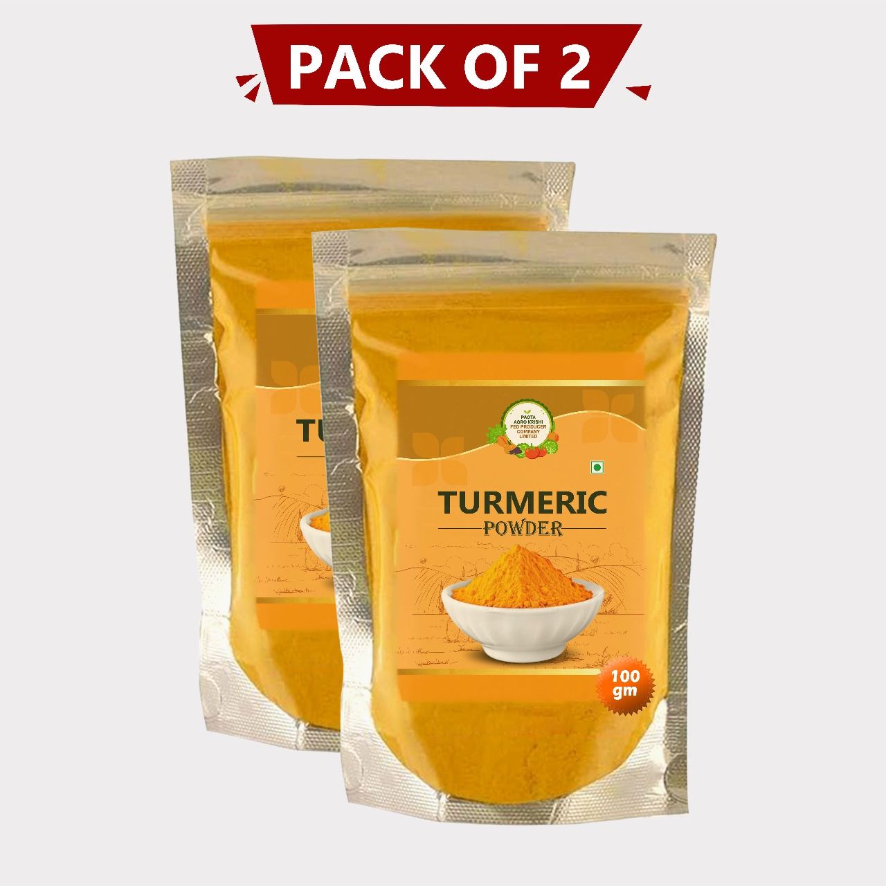 Turmeric Powder (Haldi) 100 gm pack of 2