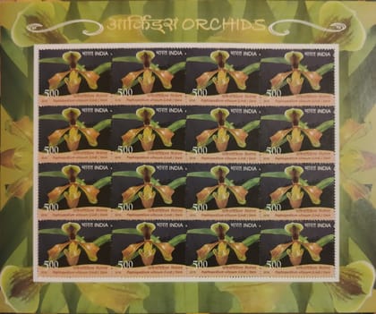 Shobhaphila's Indian Orchid Sheetlet (8th Aug 2016 )( 6 Sheets)