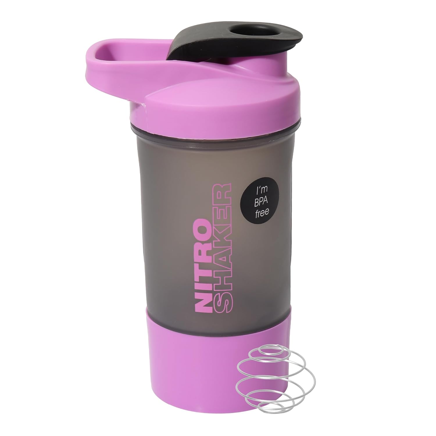 JAYPEE Plus Plastic Nitro Shaker and Wire Blending Ball , 600ml