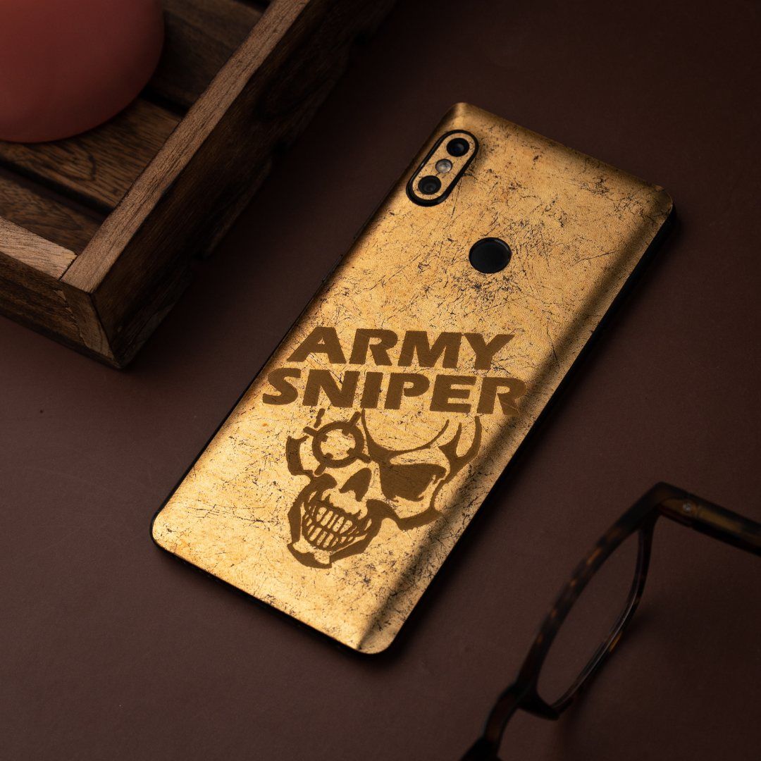 Sniper Engraved Mobile Skin