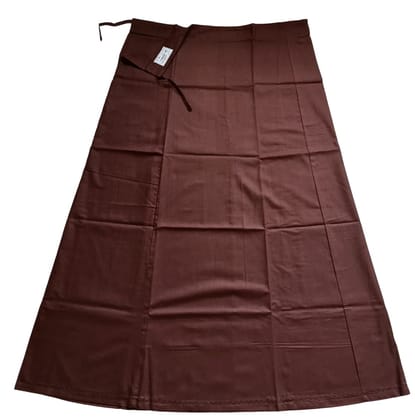 Brown Cotton Petticoat - Comfortable & Versatile