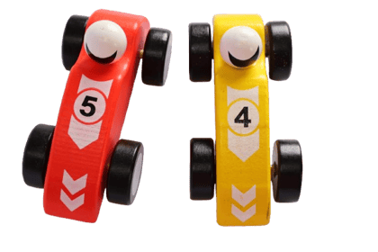 Wooden Race Cars Set - Durable & Fun Toy Cars for Kids