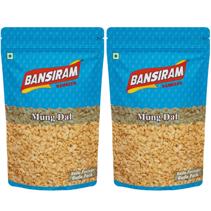 Bansiram Namkeen Mung Dal ( Pack of 2 X 350 g) - 700 g